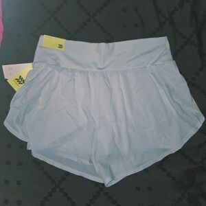 BNWT Women's Sky Blue Light Mint Flowy Athletic Shorts, Large